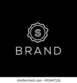 S letter vector logo template
