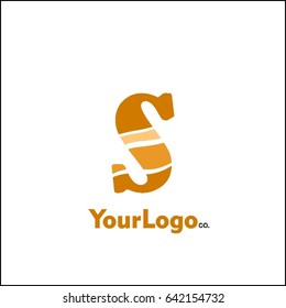 S letter wave Logo Template vector illustration and nature icon vector