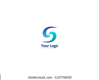 S Letter waves logo