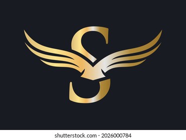 2,579 S Letter Wings Logo Images, Stock Photos & Vectors | Shutterstock