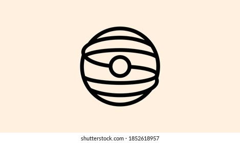 Símbolo con letras S. Icono del logotipo del vector S