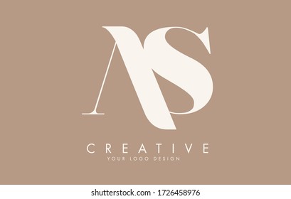 AS A S letters logo design. Long Tail effect vector illustration sign.