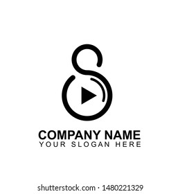 s letters logo design vector