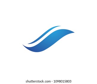 S letter,wave logos template symbols design app