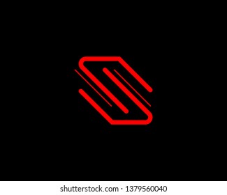 S Line art Logo