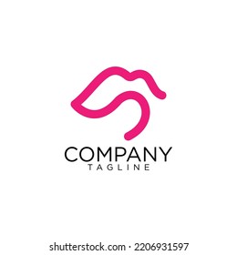s lip logo design and premium vector templates