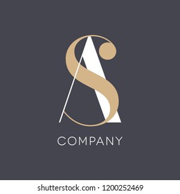 A S logo