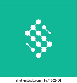S Logo abstract simple , modern , clean and neat