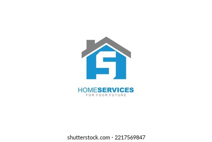S logo architecture for construction company. property template vector illustration for your brand.