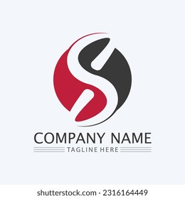 S logo and Business corporate S letter logo design vector