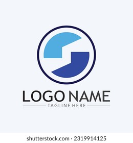 S logo and Business corporate S letter logo design vector