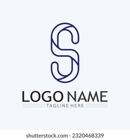 S logo and Business corporate S letter logo design vector