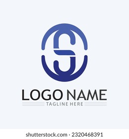 S logo and Business corporate S letter logo design vector