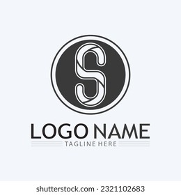 S logo and Business corporate S letter logo design vector
