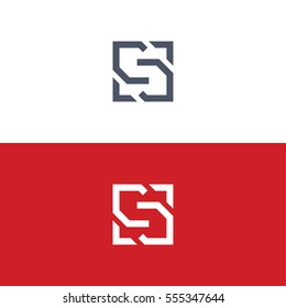 S logo concept vector