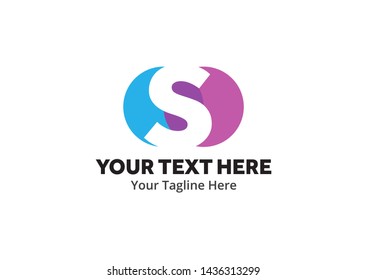 s logo creative design in flat style with color , initial s logo creative for identity and community