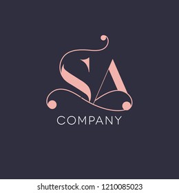 S A logo design
