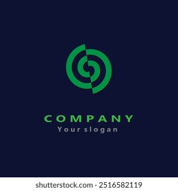Logotipo de la bobina del diseño del logotipo