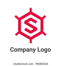 S logo design concept