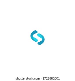 Concepto de diseño del logotipo de S, logotipo del icono, logotipo moderno