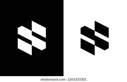 S logo design concept vector