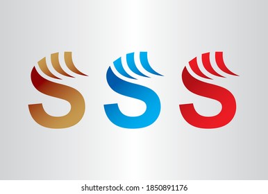 S Logo Design with Creative Modern Trendy Typography. Minimalist, Creative, Unique, Modern Logo Design.