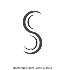 S Logo Design Graphic Illustration