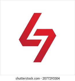 S Logo Design, S Negative space, Vector Logo