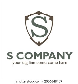 S logo design on Political theme