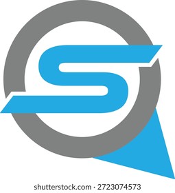 S logo design. OS logo design