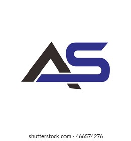 A S Logo Design Template