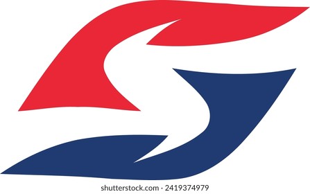 S Logo design Template in a modern minimalist style