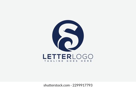 S Logo Design Template Vector Graphic Branding Element.