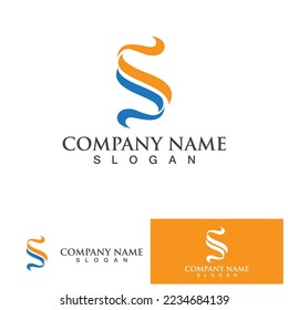   S logo design vector Business