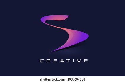 Letter S Logo Template Slices Design Stock Vector (Royalty Free) 1081920443