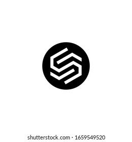 S logo design vector icon template