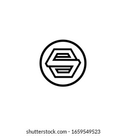 S logo design vector icon template
