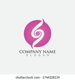  S logo design vector image