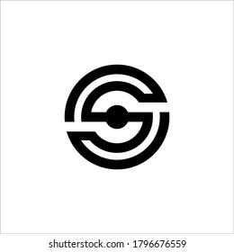 S logo design vector sign