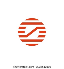 Signo vectorial de diseño de logotipo S