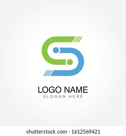 S logo Design Vector Tamplate
