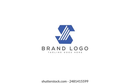 Diseño de Plantilla de Vector de diseño de logotipo S para marca