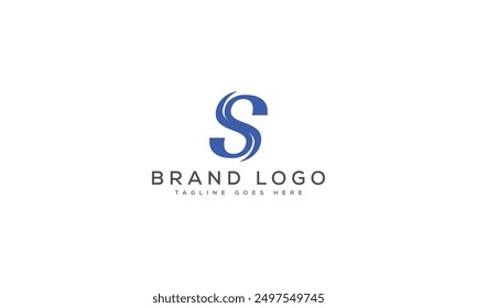 S logo design vector template design for brand