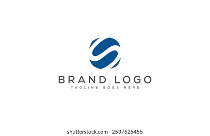 S logo design vector template design for brand
