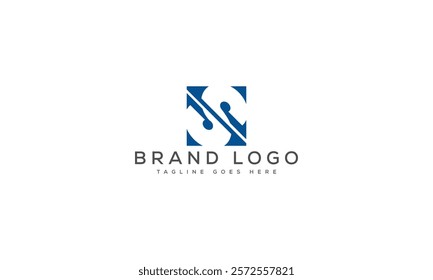 S logo design vector template design for brand
