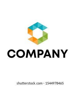 S logo design vector unique template