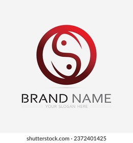 S logo font and S letter logo design vector grahic