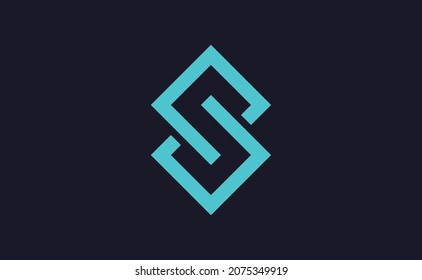 S logo geometric form modern