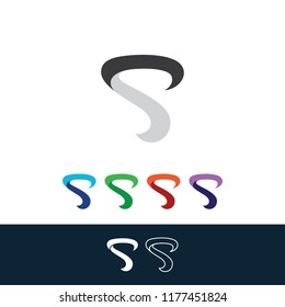 S logo house, letter S logo vector, symbol S abstract