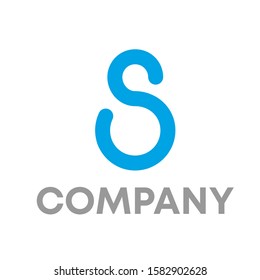 s logo icon design template sign